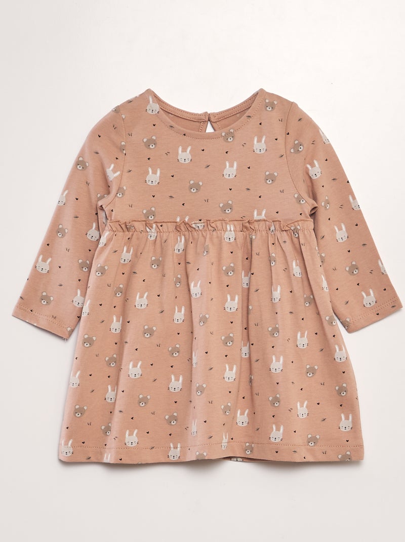 Vestido evasé de manga comprida ROSA - Kiabi