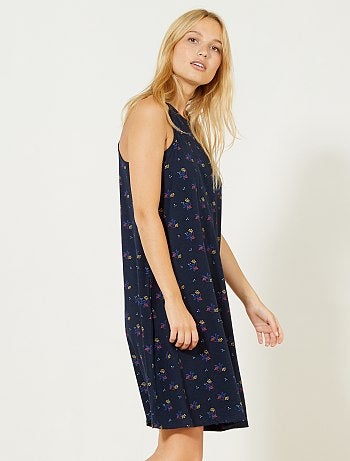 Vestido evasé liso - Kiabi