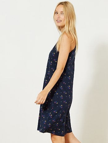 Vestido evasé liso - Kiabi