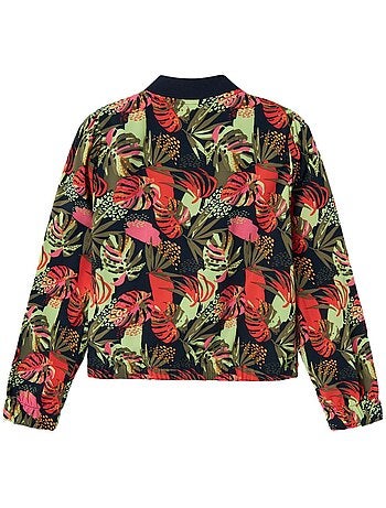 Vestido Floral Azul-Marinho para Menina Name It Vana
