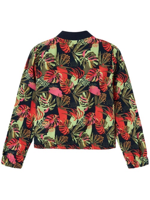 Vestido Floral Azul-Marinho para Menina Name It Vana - Kiabi
