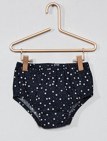 Vestido florido + cuecas para criança - Kiabi