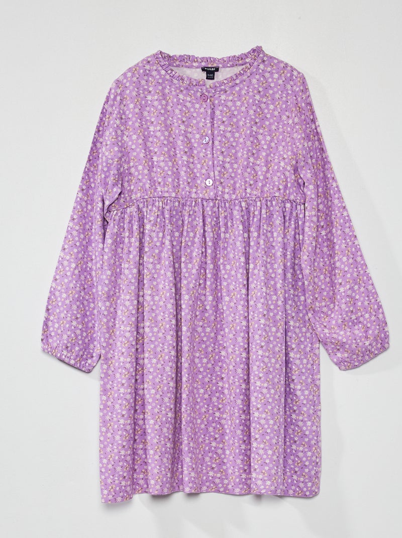 Vestido florido evasé VIOLETA - Kiabi