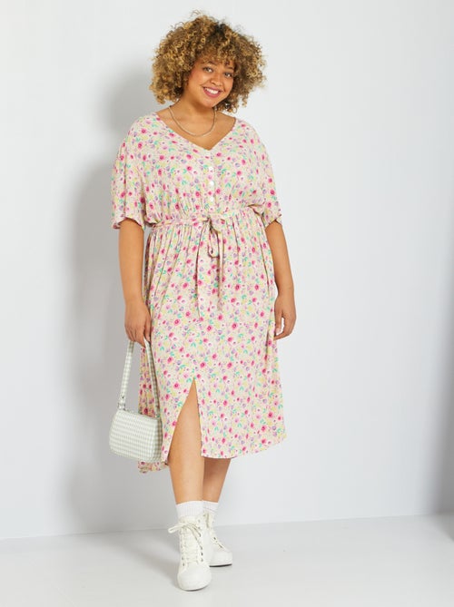 Vestido florido - Kiabi