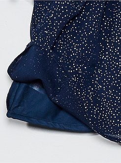 Vestido fluido brilhante - Kiabi