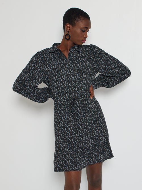 Vestido fluido cintura deslizante 'JDY' - Kiabi