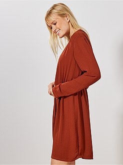 Vestido fluido com cintura deslizante 'JDY' - Kiabi