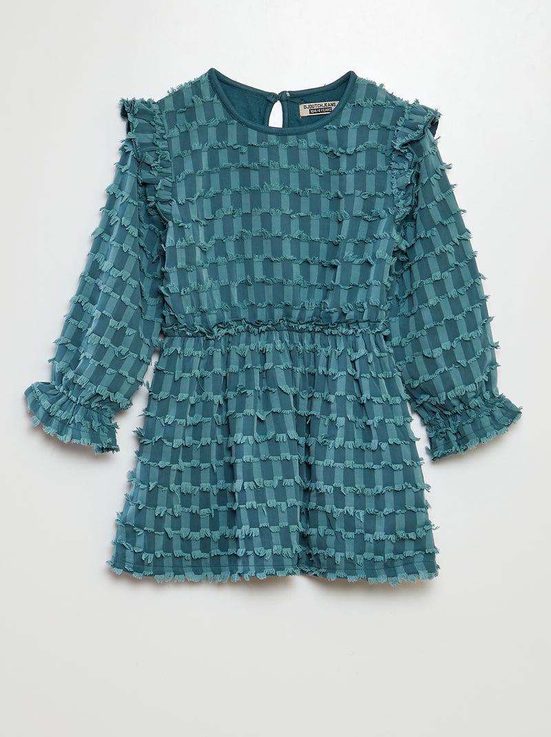 Vestido fluido de fantasia VERDE - Kiabi