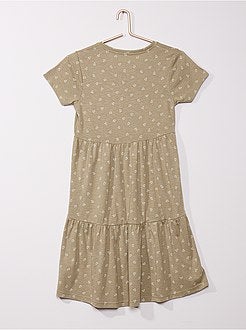 Vestido fluido motivo 'corações' - Kiabi