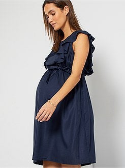 Vestido fluido pré-mamã e de amamentação - Kiabi