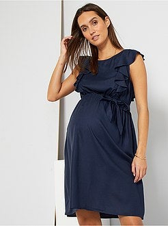 Vestido fluido pré-mamã e de amamentação - Kiabi