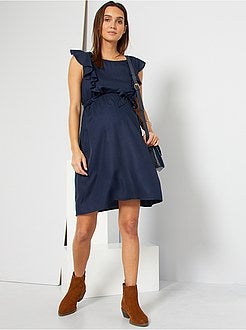 Vestido fluido pré-mamã e de amamentação - Kiabi