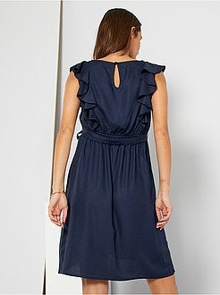 Vestido fluido pré-mamã e de amamentação - Kiabi