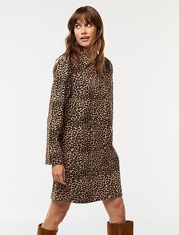 Vestido de ganga corte direito