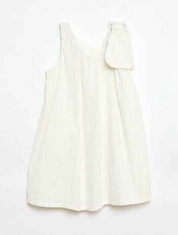 Vestido godê de alças liso