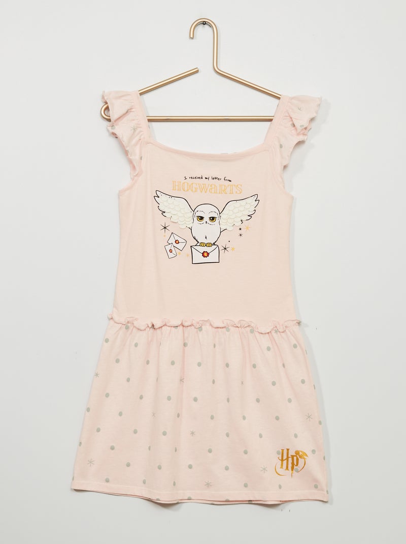 Vestido 'Harry Potter' em malha jersey Rosa - Kiabi