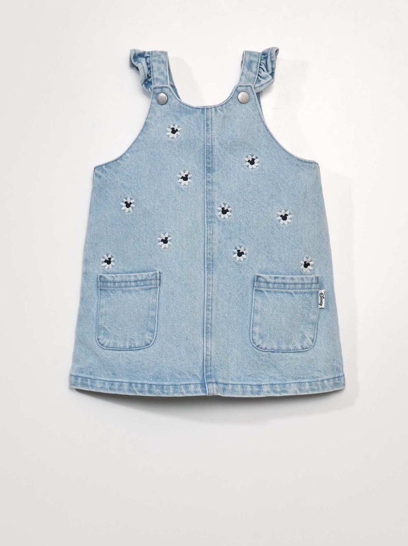 Vestido-jardineiras de ganga 'Mickey' AZUL - Kiabi