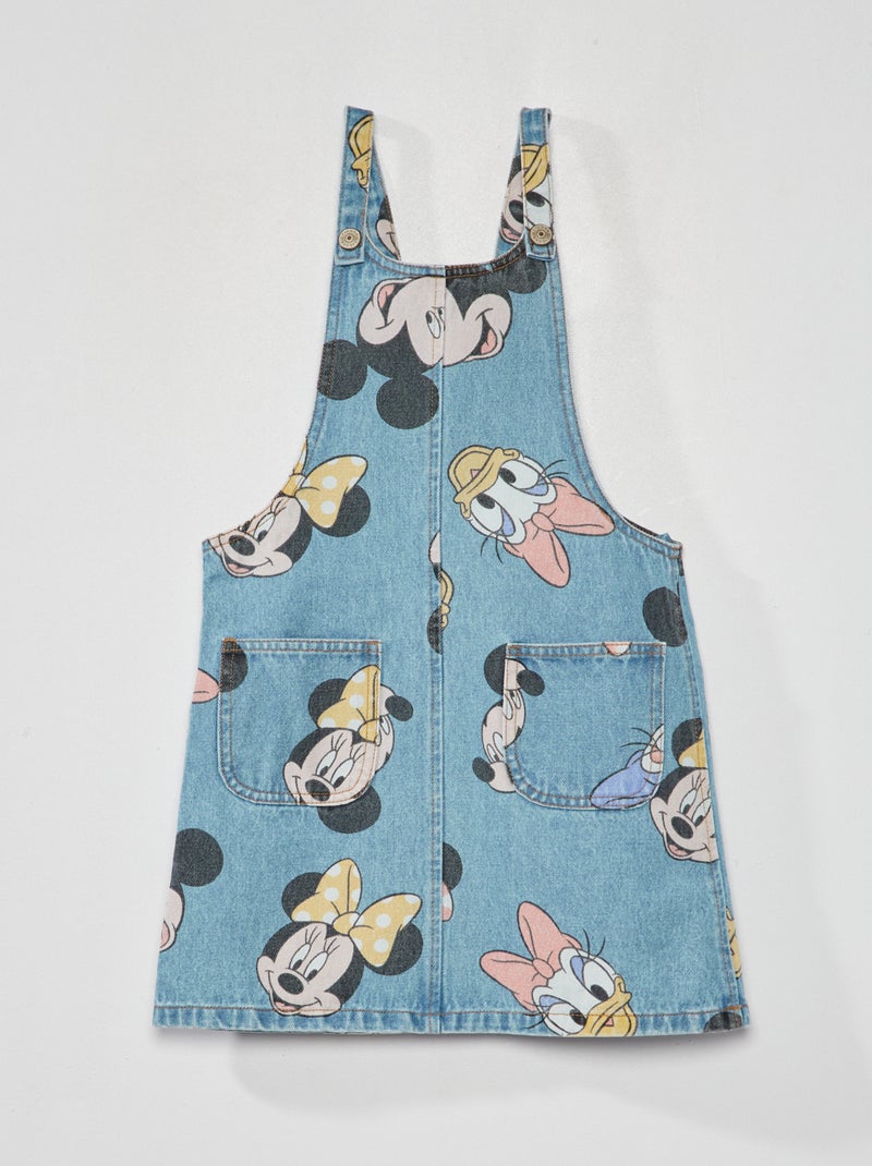 Vestido-jardineiras 'Minnie' AZUL - Kiabi