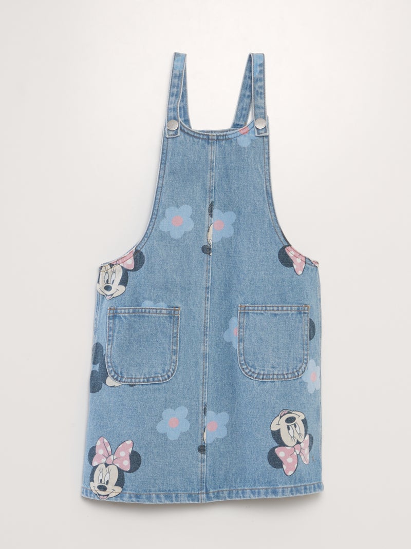 Vestido-jardineiras 'Minnie' AZUL - Kiabi