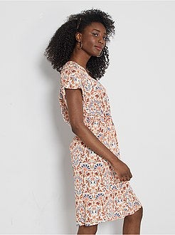 Vestido 'JDY' com estampado 'flores' - Kiabi