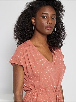 Vestido 'JDY' com estampado 'pontilhado' - Kiabi