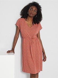 Vestido 'JDY' com estampado 'pontilhado' - Kiabi