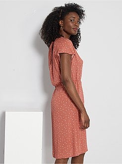 Vestido 'JDY' com estampado 'pontilhado' - Kiabi