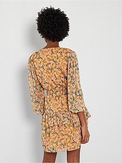 Vestido 'JDY' com folhos - Kiabi