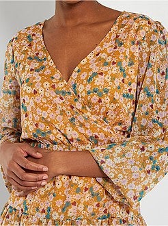 Vestido 'JDY' com folhos - Kiabi