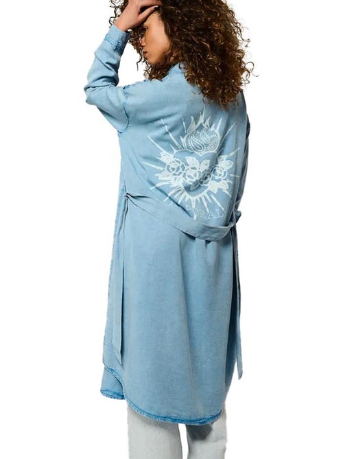 Vestido Jeans Azul Kaporal VERSIH para Mulher - Kiabi Vestido Jeans Azul Kaporal VERSIH para Mulher - Kiabi