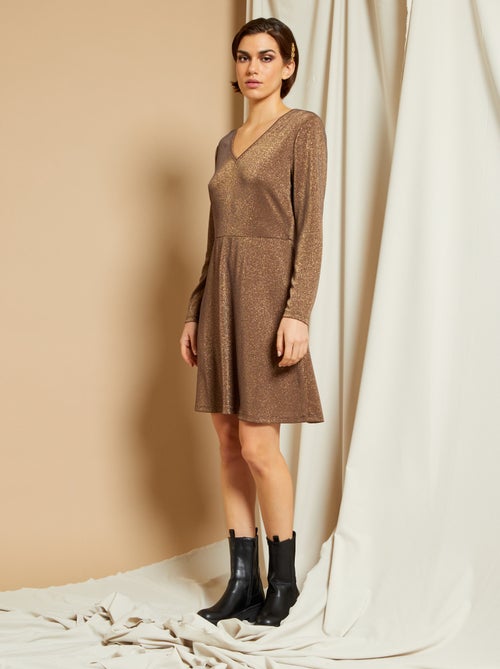 Vestido largo com brilhantes 'JDY' - Kiabi