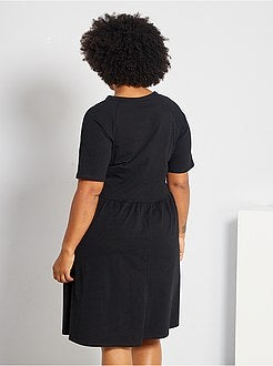 Vestido largo elástico - Kiabi