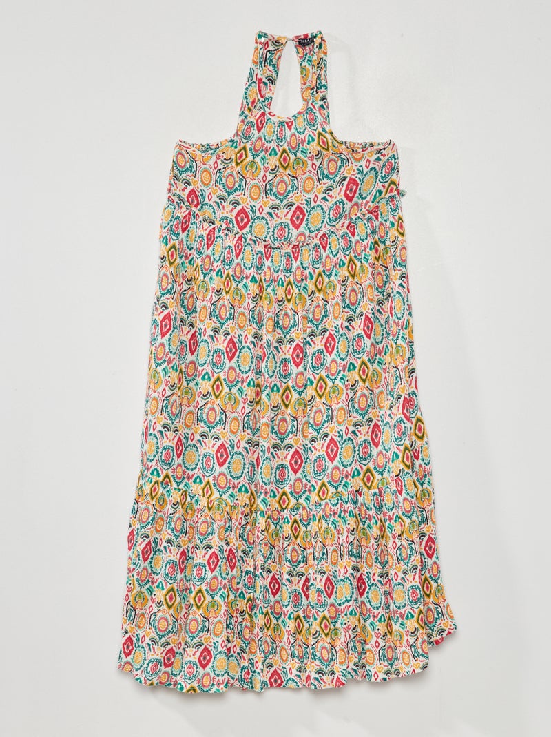 Vestido leve com estampado AMARELO - Kiabi