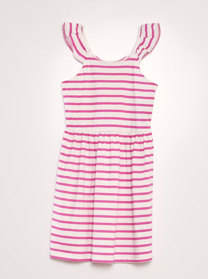Vestido leve estampado ROSA - Kiabi