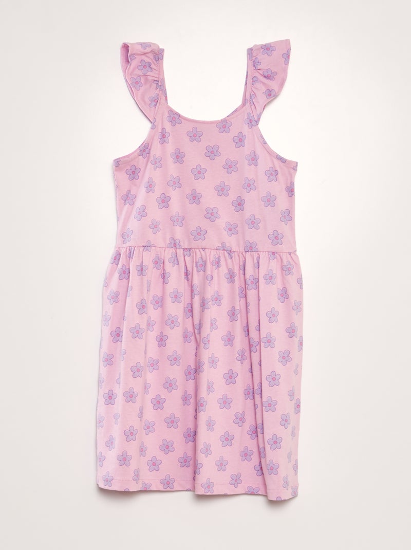 Vestido leve estampado ROSA - Kiabi
