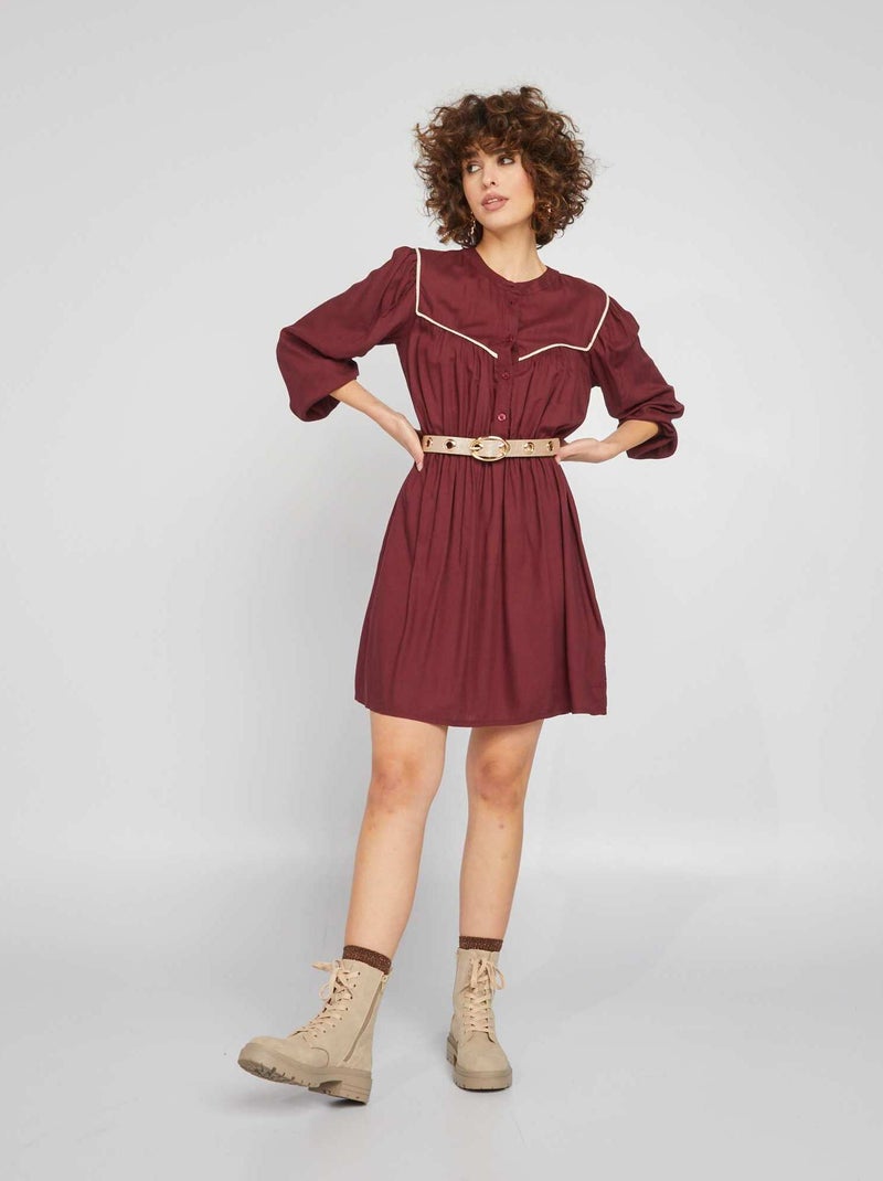 Vestido leve VERMELHO - Kiabi