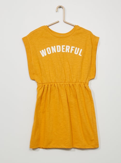 Vestido liso em jersey 'Wonderful' - Kiabi