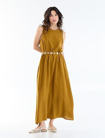 Vestido longo de corte amplo