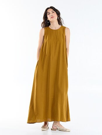 Vestido longo de corte amplo