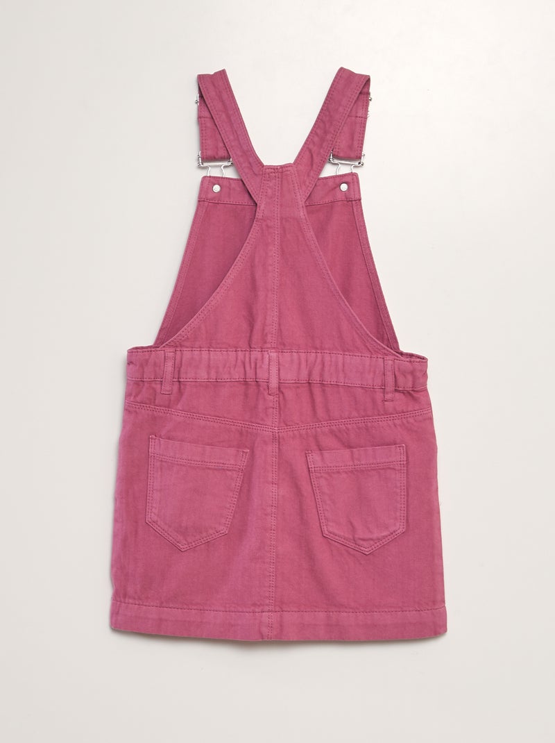 Vestido-macacão curto em ganga VIOLETA - Kiabi