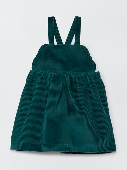 Vestido-macacão de bombazina - Kiabi