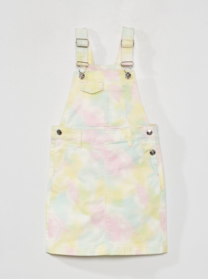 Vestido-macacão de ganga BRANCO - Kiabi