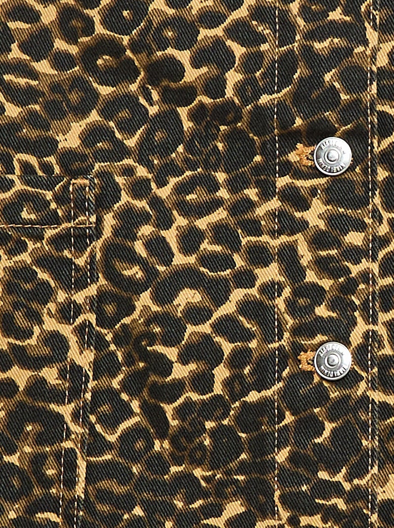 Vestido-macacão de ganga Castanho - Kiabi