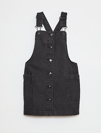 Vestido-macacão de ganga