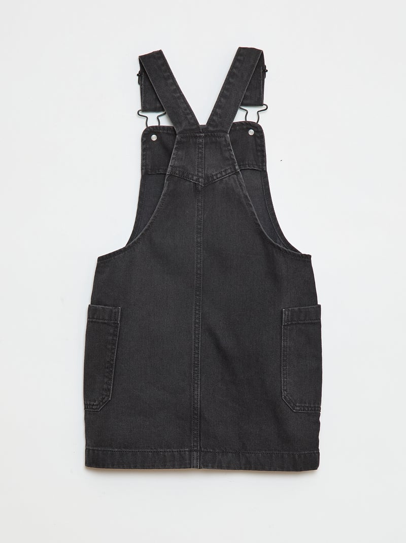 Vestido-macacão de ganga Cinza - Kiabi