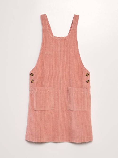 Vestido-macacão em bombazina - Kiabi