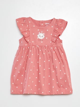 Vestido 'Marie' 'Disney' sem mangas com folhos