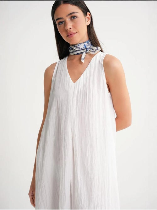 Vestido maxi com decote em v mixray - Kiabi Vestido maxi com decote em v mixray - Kiabi