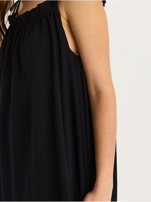 Vestido maxi com detalhe de folho lucci - Kiabi Vestido maxi com detalhe de folho lucci - Kiabi