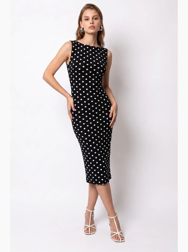 Vestido maxi de algodão mixray Preto - Kiabi